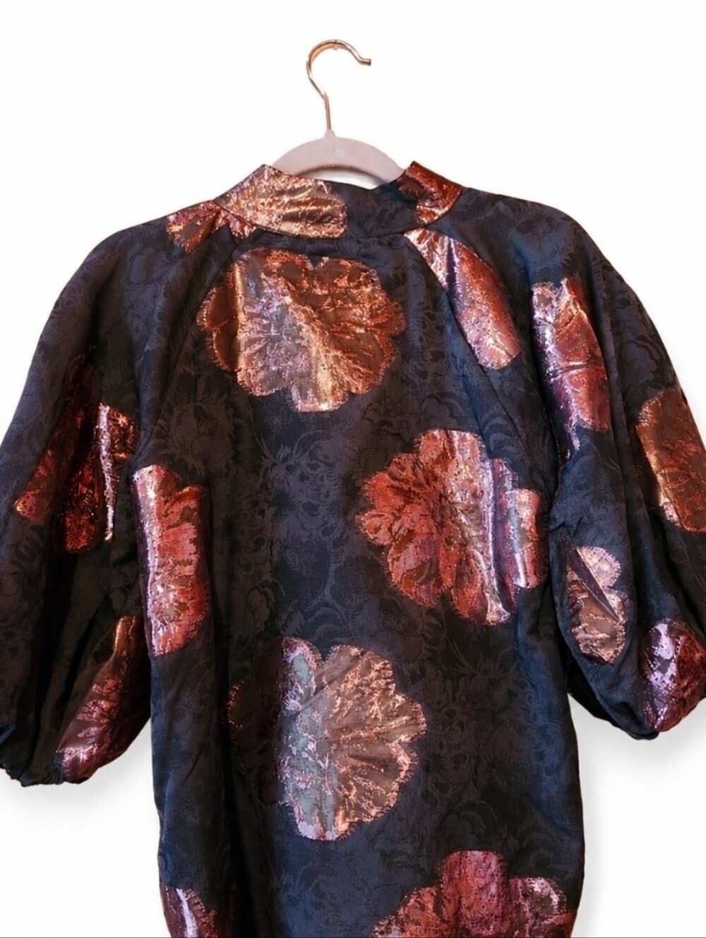 OLIPHANT NWT Rosa Black Button Neck Top SZ S - Picture 7 of 10